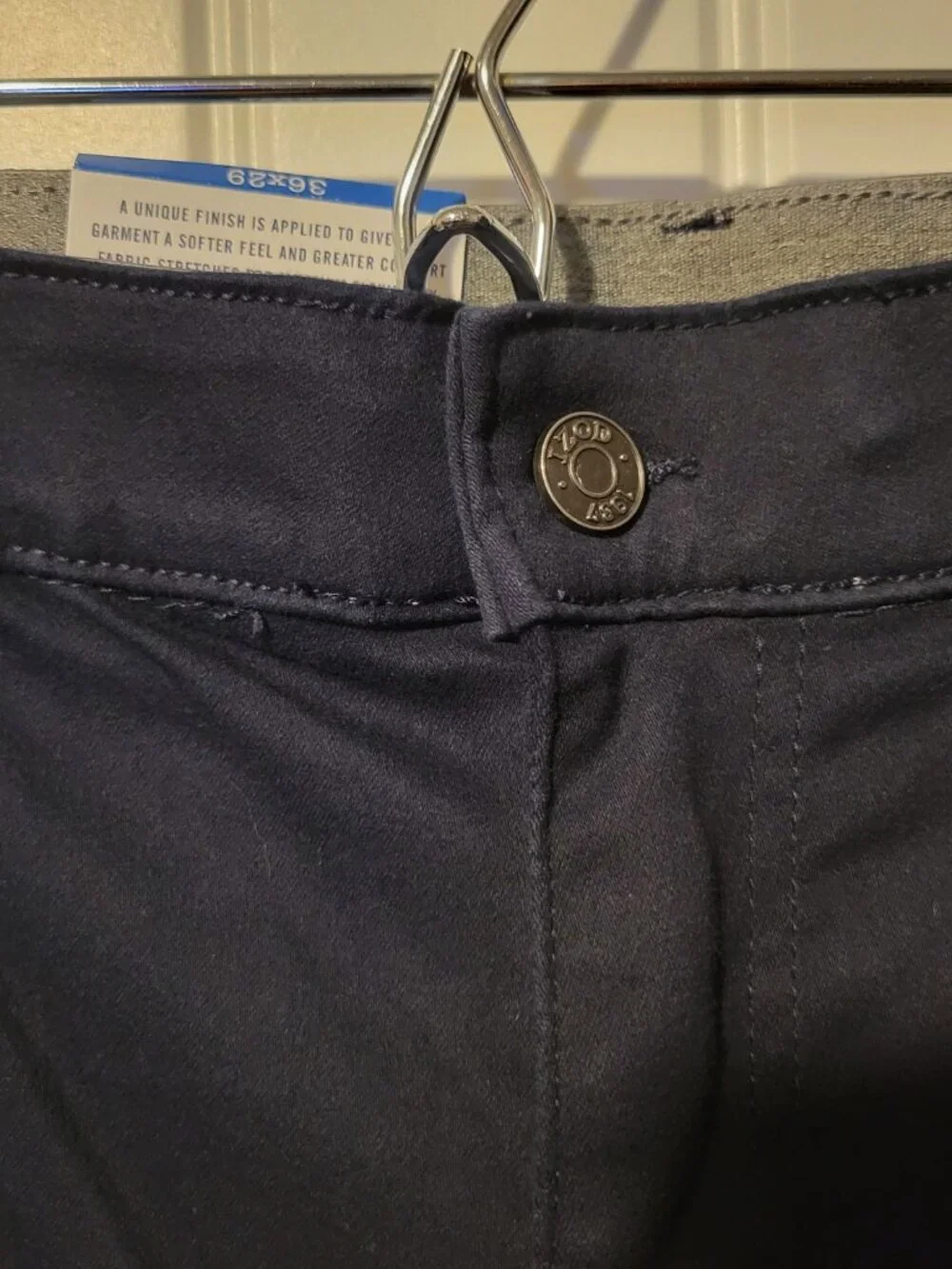 Izod Comfort Stretch Supersoft Knit Jeans Mens 36x29 Blue Soft Touch NEW